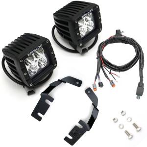 ZROADZ - Z365821-KIT2 | ZROADZ Hood Hinge LED Kit with (2) 3 Inch LED Pod Lights (2019-2023 Ranger) - Image 1