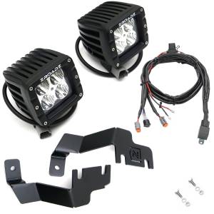 Z369641-KIT2 | ZROADZ Hood Hinge LED Kit with (2) 3 Inch LED Pod Lights (2014-2021 Tundra)