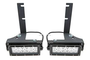 Z382051-KIT | ZROADZ Rear Bumper LED Kit with (2) 6 Inch LED Straight Double Row Light Bars (2007-2013 Silverado, Sierra 1500)