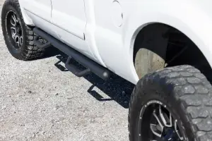 RCF9984CCA | Rough Country Cab Length Nerf Steps (1999-2016 F250, F350 Super Duty 2WD/4WD | Crew Cab)