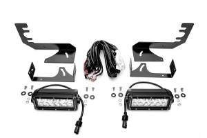 Z384721-KIT | ZROADZ Rear Bumper LED Kit with (2) 6 Inch LED Straight Double Row Light Bars (2019-2023 Ram 1500)