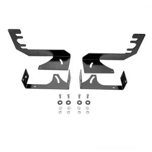 ZROADZ - Z384721 | ZROADZ Rear Bumper LED Bracket to mount (2) 6 Inch Straight Double Row Light Bar (2019-2023 Ram 1500) - Image 1