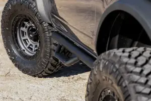 Rough Country - RCF21582DA | Rough Country Wheel to Wheel Nerf Steps (2021-2024 Bronco 4WD | 2 Door) - Image 1