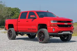Rough Country - RCC1489CCA | Rough Country Cab Length Nerf Steps (2014-2018 Silverado, Sierra 1500 2WD/4WD | Crew Cab | 5'9" Bed) - Image 2