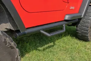 RCJ9746A | Rough Country Wheel to Wheel Nerf Steps (1997-2006 Wrangler TJ 4WD)