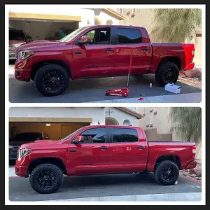 903025 | Traxda 3.0 Inch Front / 1.0 Inch Rear Suspension Lift Kit (2007-2021 Tundra 2WD/4WD | 5 Lug, Coilover Models ONLY)