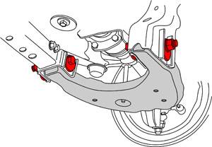 SPC Performance - 25445 | SPC Performance Alignment Caster/Camber Bolt Kit For Toyota Sequoia/Tundra | 1-1/2 Degree - Image 2