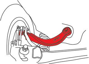 SPC Performance - 67420 | SPC Performance Rear Adjustable Camber Arm For Ford, Mazda, Volvo | 1-1/2 To 1/2 Degree - Image 2
