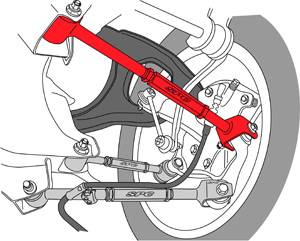 SPC Performance - 67545 | SPC Performance Rear Adjustable Camber Arm For Acura, Honda | 1 Degree - Image 2