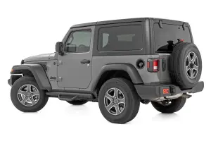 Rough Country - RCJ1846A | Rough Country Nerf Step Full Length For Jeep Wrangler JL 4WD | 2018-2023 | 2 Door - Image 3