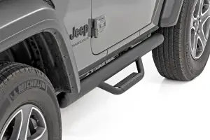 Rough Country - RCJ1846A | Rough Country Nerf Step Full Length For Jeep Wrangler JL 4WD | 2018-2023 | 2 Door - Image 4