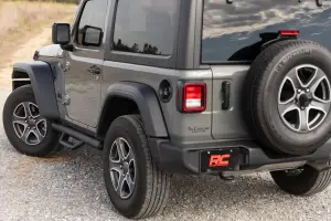 Rough Country - RCJ1846A | Rough Country Nerf Step Full Length For Jeep Wrangler JL 4WD | 2018-2023 | 2 Door - Image 7