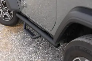 RCJ1846A | Rough Country Wheel to Wheel Nerf Steps (2018-2024 Wrangler JL 4WD | 2 Door)