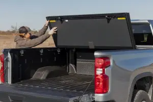 Rough Country - 49120651 | Rough Country Hard Tri-Fold Flip Up Bed Cover (2020-2025 Silverado, Sierra 2500 HD, 3500 HD 2WD/4WD | 6'9" Bed) - Image 11