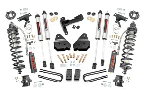 Rough Country - 56257 | Rough Country 3 Inch Coilover Conversion Lift Kit For Ford F-250 Super Duty | 2011-2016 | Diesel, Front Vertex Coilovers, Rear V2 Shocks - Image 1