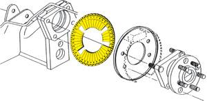SPC Performance - 75600 | SPC Performance Rear Dual Angle Shim For Buick, Cadillac, Chevrolet, Ford, Hyundai, Kia, Nissan, Oldsmobile, Pontiac, Saturn, Scion, Toyota, Volkswagen | Yellow, 1-1/2 Degree - Image 2