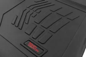 Rough Country - SM21612 | Rough Country Sure Fit Floor Mats For Crew Cab Chevrolet Silverado / GMC Sierra 1500/2500 HD/3500HD (2019-2025) | Front Bucket Seats, Cover First & Second Row - Image 6