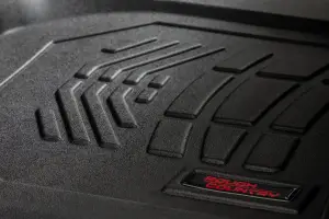 Rough Country - SM21612 | Rough Country Sure Fit Floor Mats For Crew Cab Chevrolet Silverado / GMC Sierra 1500/2500 HD/3500HD (2019-2025) | Front Bucket Seats, Cover First & Second Row - Image 5