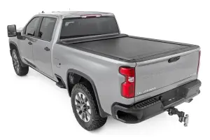 Rough Country - 46110690 | Rough Country Retractable Bed Cover (2020-2025 Silverado, Sierra 2500 HD, 3500 HD 2WD/4WD | 6'9" Bed) - Image 3