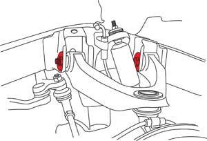 SPC Performance - 87515 | SPC Performance Alignment Caster/Camber Bolts Kit For Nissan Frontier/Xterra | 2 Degree - Image 2