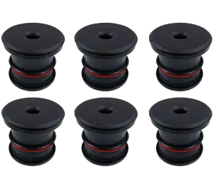 S&B Filters - 81-1002 | S&B Filters Silicone Body Mount Kit For 08-16 Ford F-250/F-350 Powerstroke 6.4L/6.7L Reg/Extend Cab 6 Pc - Image 1