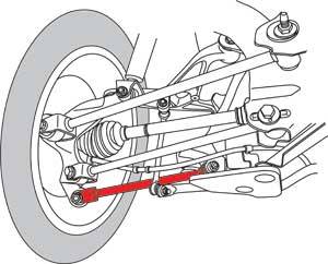SPC Performance - 12021 | SPC Performance Rear Radius Rod For Infiniti Q50, Q60, Q70 M37, M56 | Single - Image 2