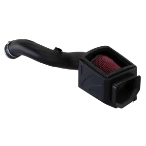 S&B Filters - 75-5101 | S&B Filters Cold Air Intake (2001-2004 Silverado, Sierra 6.6L LB7 Duramax) Cotton Cleanable Red - Image 9