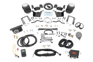 100074WC | Rough Country Air Spring Kit w/compressor | Wireless Controller | 7.5 Inch Lift Kit | Chevrolet/GMC 2500HD/3500HD (11-19)