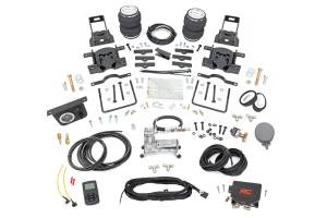 10023WC | Rough Country Air Spring Kit w/compressor | Wireless Controller | Ford F-250/F-350 Super Duty 4WD (2005-2016)