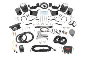 Rough Country - 100347WC | Rough-Country Air Spring Kit with Onboard Air Compressor & Wireless Controller (2020-2024 Silverado, Sierra 2500 HD, 3500 HD W/ 7 Inch Lift) - Image 1