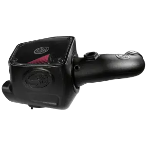 S&B Filters - 75-5105 | S&B Filters Cold Air Intake (2008-2010 F250, F350 V8-6.4L Powerstroke) Cotton Cleanable Red - Image 1
