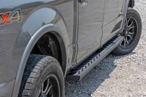 41010 | Rough Country BA2 Running Board Side Step Bars (2015-2024 F150 2WD/4WD | Crew Cab)