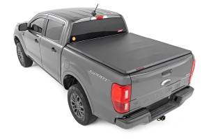 41219500 | Rough-Country Bed Cover | Tri Fold | Soft | 5' Bed | Ford Ranger 2WD/4WD (19-24)