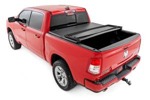 Rough Country - 41307550 | Rough-Country Bed Cover | Tri Fold | Soft | 5'7" Bed | Ram 1500 (19-24)/1500 TRX (21-24) - Image 2