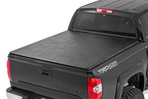 Rough Country - 41419650 | Rough Country Soft Tri-Fold Bed Cover (2007-2025 Tundra 2WD/4WD | 6'7" Bed) - Image 2