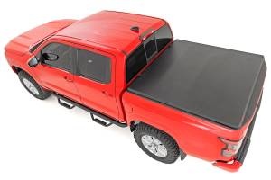 Rough Country - 41805500 | Rough-Country Soft Tri-Fold Bed Cover | 5' Bed | Nissan Frontier (05-21) - Image 2