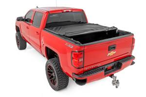 Rough Country - 42119551 | Rough Country Soft Roll Up Bed Cover (2014-2018 Silverado, Sierra 1500 2WD/4WD | 5'9" Bed) - Image 3