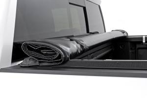 Rough Country - 42120580 | Rough Country Soft Roll Up Bed Cover (2019-2025 Silverado, Sierra 1500 2WD/4WD 5'10" Bed | Short Bed) - Image 6