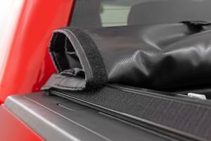 Rough Country - 42214650 | Rough Country Soft Roll Up Bed Cover (2014-2018 Silverado, Sierra 1500 2WD/4WD | 2014-2019 Silverado, Sierra 2500 HD, 3500 HD 2WD/4WD | 6'7" Bed) - Image 4