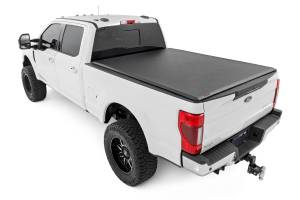 Rough Country - 42517650 | Rough Country Soft Roll Up Bed Cover (2017-2024 F250, F350 Super Duty 2WD/4WD | 6'10" Bed) - Image 2