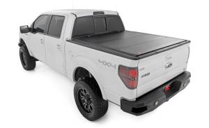 Rough Country - 49214650 | Rough Country Hard Tri-Fold Flip Up Bed Cover (2004-2014 F150 Pickup 2WD/4WD | 6'7" Bed) - Image 3