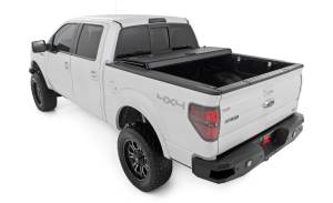 Rough Country - 49214650 | Rough-Country Hard Tri-Fold Flip Up Bed Cover | 6'7" Bed | Ford F-150 (04-14) - Image 6