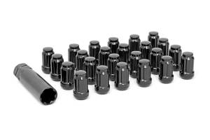 502024BLK | Rough Country 1/2 x 20 Lug Nut Set of 24 | Black