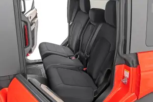 Rough Country - 91059 | Rough Country Seat Covers For Ford Bronco 4WD | With Rear Folding Armrest - Image 4
