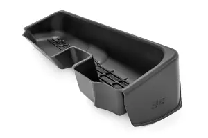 Rough Country - RC09051A | Rough Country Under Seat Storage Compartment (2019-2025 Silverado, Sierra 1500 2WD/4WD, 2020-2025 Silverado, Sierra 2500 HD, 3500 HD 2WD/4WD | Crew Cab Models ONLY) - Image 1