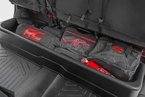 Rough Country - RC09051A | Rough Country Under Seat Storage Compartment (2019-2025 Silverado, Sierra 1500 2WD/4WD, 2020-2025 Silverado, Sierra 2500 HD, 3500 HD 2WD/4WD | Crew Cab Models ONLY) - Image 4