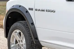 Rough Country - F-D10911B | Rough Country Pocket Fender Flares Ram 1500 2WD/4WD (2009-2024) | Flat Black - Image 5