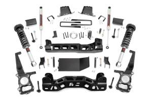 59840 | Rough Country 6 Inch Lift Kit For Ford F-150 4WD | M1 Struts With M1 Rear Shocks