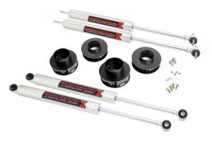 69540 | Rough Country 2 Inch Lift Kit For Jeep Grand Cherokee WJ 4WD | M1 Monotube Shocks