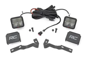 81080 | Rough Country Low Profile LED Ditch Light Kit For Toyota Tacoma (2016-2023) | Spectrum Series